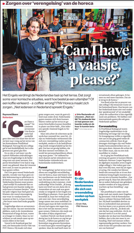 Can I have a vaasje please